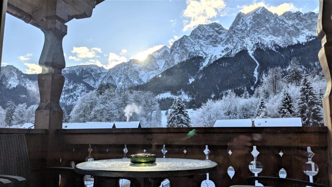 Ferienhaus Wetterstein Грайнау Экстерьер фото